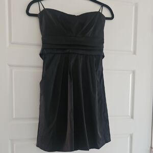 Elegant Black Strapless Dress